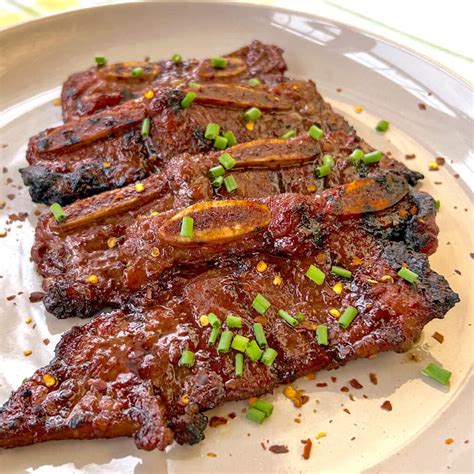 Easy Korean BBQ Short Ribs. A secret ingredient tenderizes them!