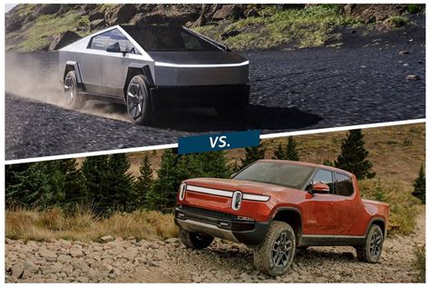 Compared: 2024 Tesla Cybertruck vs. 2024 Rivian R1T | Capital One Auto Navigator