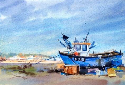 Boats Aldeburgh Suffolk | Watercolour Paintings Suffolk