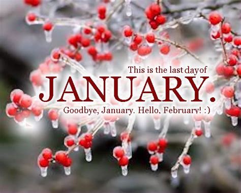 Last Day Of January quotes quote months january january quotes february ...