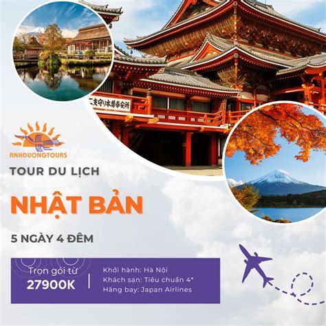 Tour Du Lịch Nhật Bản 5 ngày 4 đêm từ Hà Nội - Ánh Dương Tours