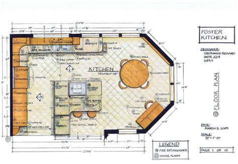 Foster Kitchen Design-Floor Plan | INTR 224: Residential Kit… | Flickr