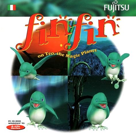 Fin Fin: On Teo, the Magic Planet (1996) Windows box cover art - MobyGames