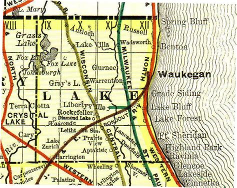 Lake County, Illinois Genealogy: Vital Records & Certificates for Land ...