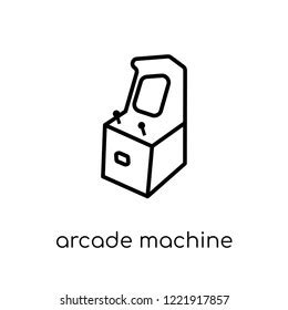 Arcade Machine Icon Trendy Modern Flat Stock Vector (Royalty Free) 1221917857 | Shutterstock