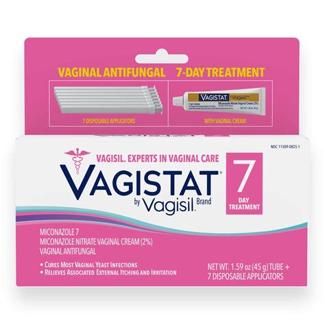 Vagistat by Vagisil Vaginal Antifungal 7-Day Treatment Cream, 1.59 oz - Walmart.com - Walmart.com