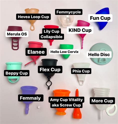 15 Unique Menstrual Cup Design Types - Period Nirvana