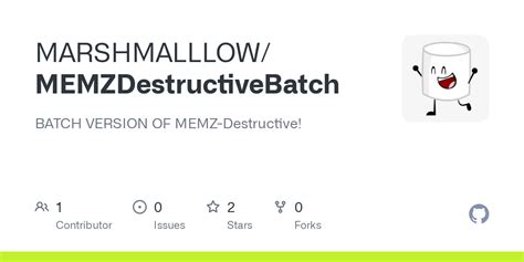 MEMZDestructiveBatch/MEMZ-Destructive.bat at master · MARSHMALLLOW ...