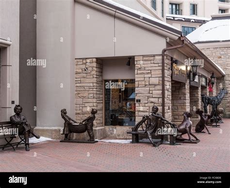 Beaver Creek Village mall, Beaver Creek Ski Resort, Avon, Colorado Stock Photo - Alamy