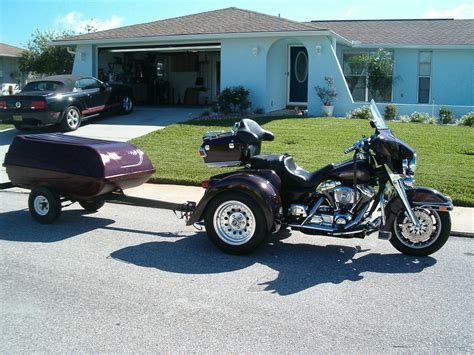 HARLEY DAVIDSON CUSTOM TRIKE WITH TRAILER