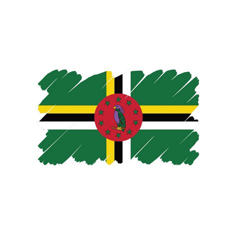 Dominica flag vector 4943753 Vector Art at Vecteezy