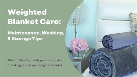 Weighted Blanket Care: Maintenance, Washing, & Storage Tips – Sweet Zzz ...