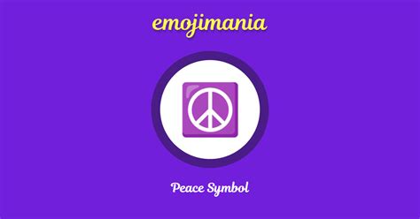 ☮ Peace Symbol emoji Copy & Paste - Emojimania