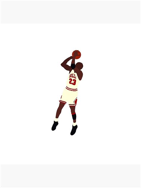 "Michael Jordan Fadeaway" Pin for Sale by subpart | Redbubble