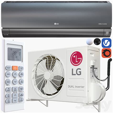 lg air conditioners - Household appliance - 3D model