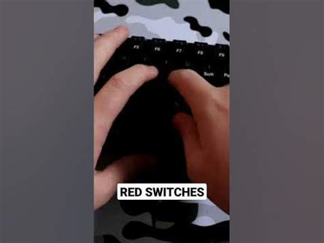 Red Switches - Keyboard Sound Test - YouTube