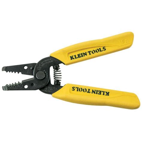 Klein Tools Electrical Wire Stripper/Cutter (10-18 AWG Solid) 11045 - The Home Depot