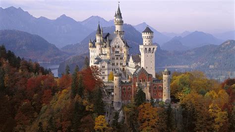 Construction Humaine Château de Neuschwanstein HD Fond D'écran