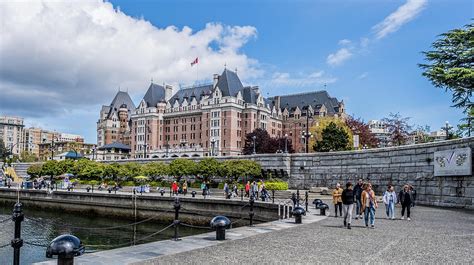 Empress Hotel from Victoria Harbor Promenade Photograph by Darryl ...