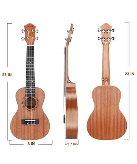 Ranch Concert Ukulele For Beginner Set with Free Lessons