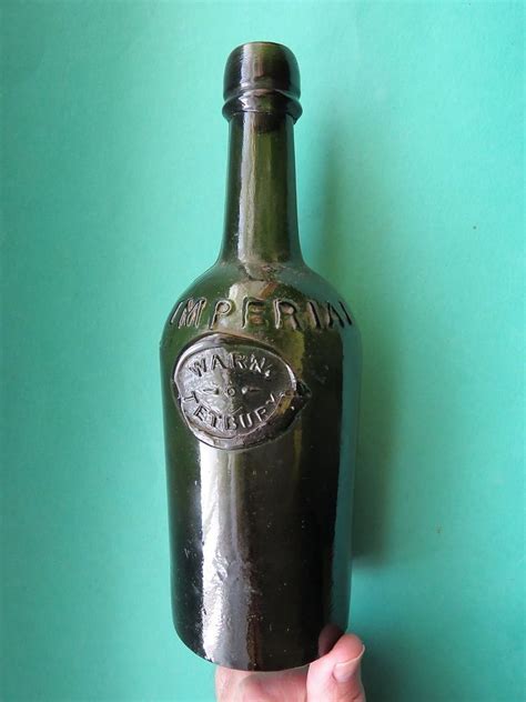 Antique Pint Bottle with Seal for WARN Brewery Tetbury Gloucestershire ...