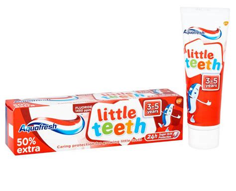 Aquafresh Little Teeth 3-5 Years Kids Toothpaste 75ml - Eckos Online