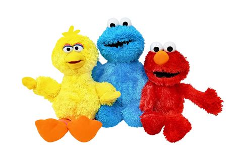 Buy Best Sesame Street Mini Plush Elmo, Big Bird and Cookie Monster Doll Play Set (Trio) Online ...