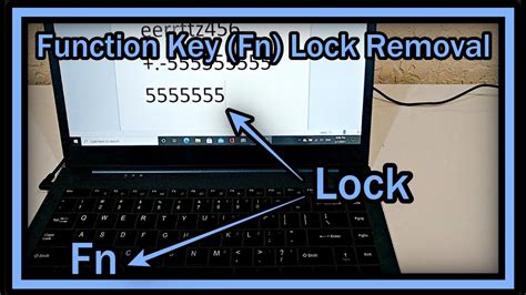 How to Disable the (Fn) Function Key Lock? (Fn Key Lock Remove) - YouTube