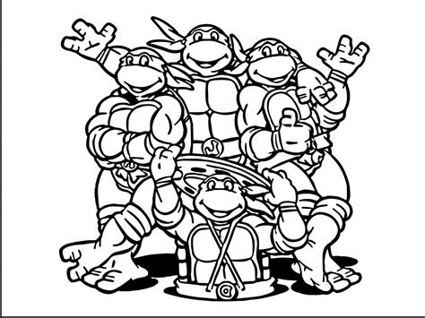 Coloring Pages | Ninja Turtle Coloring To Print Free Teenage