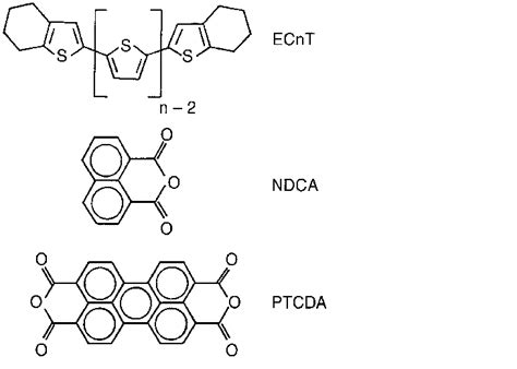 Schematic picture of the three (types of) molecules presented in this ...