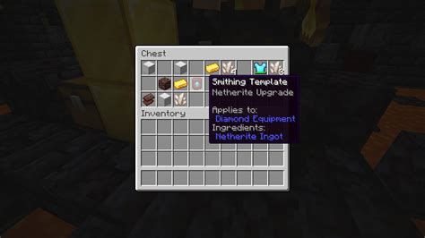 How To Get Netherite Upgrade Smithing Template