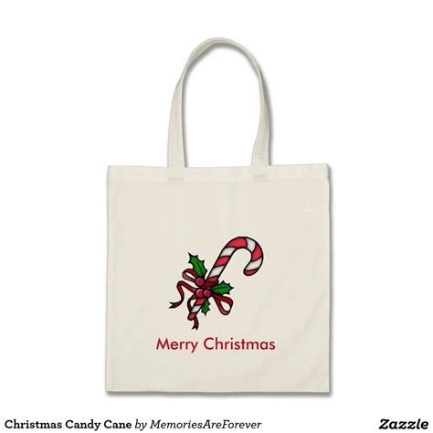 Christmas Candy Cane Tote Bag | Christmas candy cane, Tote bag, Bags