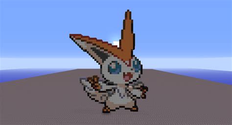 Pokemon - Victini Minecraft Pixel Art by ZephLotus on DeviantArt