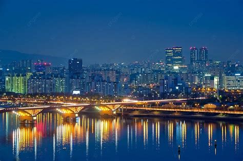 Cảnh đêm Seoul Trên Sông Hàn được Chiếu Sáng Vào Buổi Tối Seoul Vectơ Ảnh Nền Và Hình ảnh Để Tải ...