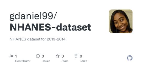 GitHub - gdaniel99/NHANES-dataset: NHANES dataset for 2013-2014