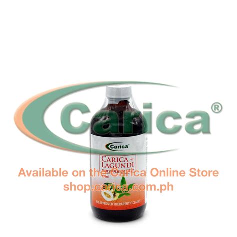 Carica+Lagundi Syrup (Vitex negundo) – 250ml – Carica Herbal Health Products, Inc.