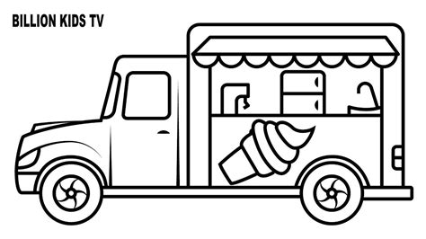 Ice Cream Truck Drawing | Free download on ClipArtMag