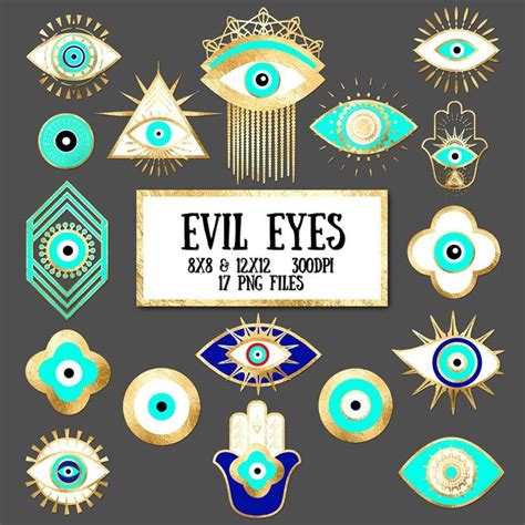 Evil Eye Clip Art Gold Foil Evil Eye Third Eye Hamsa - Etsy | Evil eye art, Evil eye tattoo, Eye ...