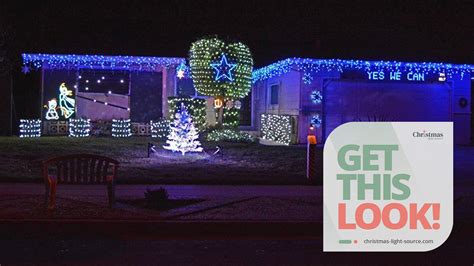 Get This Look: Dallas Cowboys Christmas Lights - Christmas Light Source ...