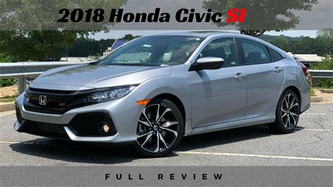 2018 Honda Civic SI Sedan | Full Review - YouTube