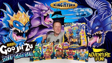 Heroes of Goo Jit Zu Deep Sea Goo Series 9 Including King Hydra Adventure Fun Toy review! - YouTube