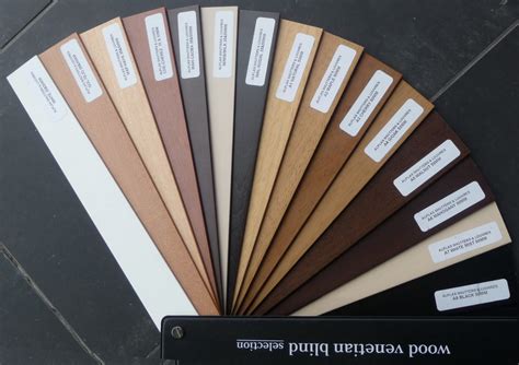 Alplas Blinds & Louvres: Wood Venetian Blind colour range from Alplas