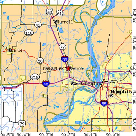 Marion, Arkansas (AR) ~ population data, races, housing & economy