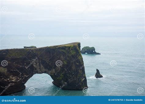 Reynisfjara Lava Beach View, South Iceland Landscape Stock Image - Image of location, faraglione ...