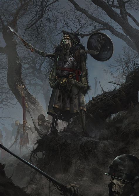 ArtStation - Roman zombies, Silviu Sadoschi | Dark fantasy art, Undead ...