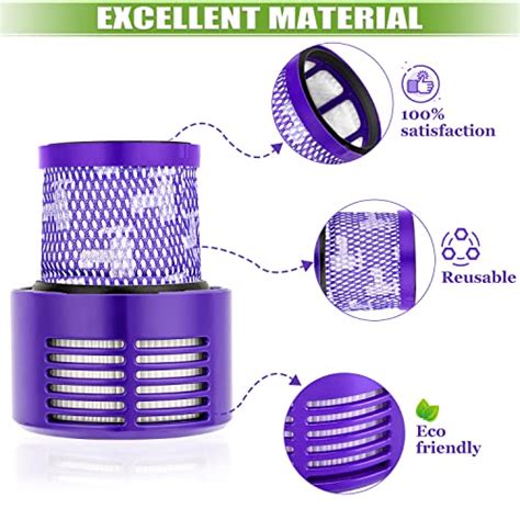 Anicell V10 Filter Replacement for Dyson Cyclone V10 Animal, V10 Absolute, V10 Total Clean, V10 ...