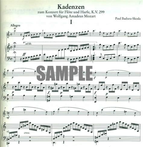 Buy Cadenzas for the Mozart Concerto Online at $11.95 - Flute World