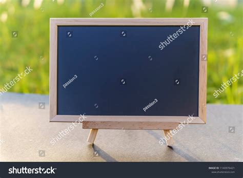 Blank Black Wooden Sign Board Over Stock Photo 1140976421 | Shutterstock