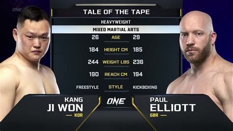 Kang Ji Won vs. Paul Elliott | ONE Full Fight - ONE Championship – The Home Of Martial Arts