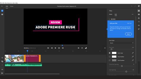 Adobe Premiere Rush review | Creative Bloq